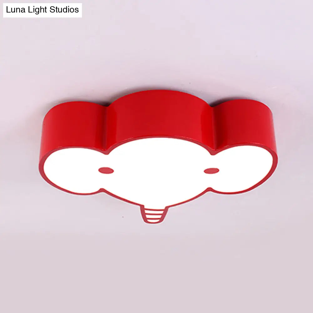 Lovely Metal Elephant Ceiling Lamp For Kindergarten And Nursing Rooms