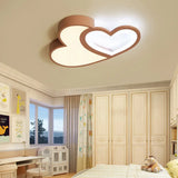 Loving Heart Ceiling Mount Light: Brighten Up Your Kindergarten With Macaron Loft Acrylic Led Lamp