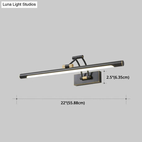 Luxury Copper Vanity Wall Light Fixture - Modern Style Single Arm