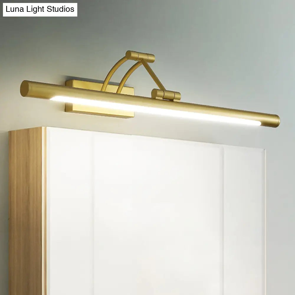 Luxury Copper Vanity Wall Light Fixture - Modern Style Single Arm