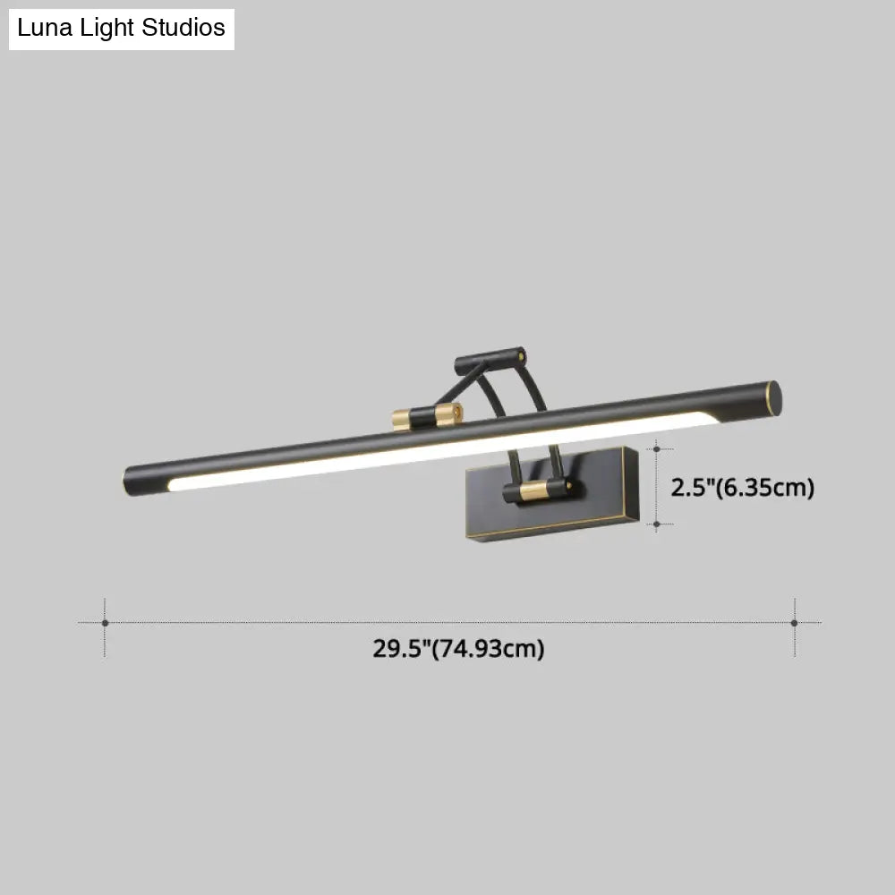 Luxury Copper Vanity Wall Light Fixture - Modern Style Single Arm
