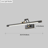 Luxury Copper Vanity Wall Light Fixture - Modern Style Single Arm