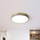 Macaron Acrylic Close To Ceiling Light - Rounded Thin Design 16.5’/20.5’ Wide Led Flush Mount