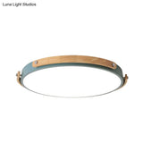 Macaron Acrylic Led Flush Ceiling Light For Kids Bedroom & Hallway