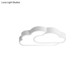Macaron Cloud Kindergarten Ceiling Light - Acrylic Candy-Colored Flush