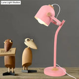 Macaron Desk Light: Stylish And Rotatable Metal Reading Light For Study Room