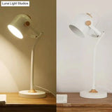 Macaron Desk Light: Stylish And Rotatable Metal Reading Light For Study Room