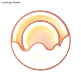 Macaron Led Ceiling Lamp - Modern Flush Mount Light For Child’s Bedroom