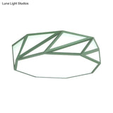 Macaron Led Ceiling Light: Stylish Flushmount For Adult Kid Bedroom