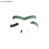 Macaron Loft Starfish Flush Mount: Candy-Colored Acrylic Ceiling Light
