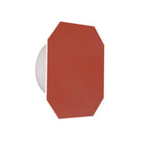 Macaron Metal Wall Sconce Light Fixture - 1 White/Warm/Third Gear Pink/Blue/Green Red / Warm Square