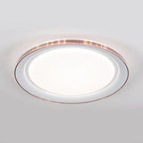 Macaron Modern Ceiling Mount Led Light With Acrylic Undertint - Ideal For Office Brown