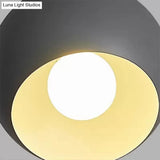 Macaron Style Ceiling Light - Rotatable Sphere Shade Metal Flush Mount For Hallway