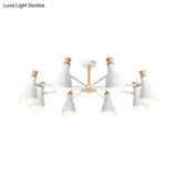 Macaron Style Metal Bottle Chandelier - Ideal For Living Room And Nursery Stylish Hanging Light