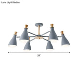 Macaron Style Metal Bottle Chandelier - Ideal For Living Room And Nursery Stylish Hanging Light