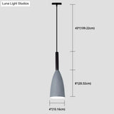 Macaroon Metal Goblet Pendant Lamp: Down Lighting Single Hanging Light For Dining Room