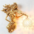 Maya | Crystal Wall Lamp Gold Wall Lamp