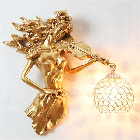 Maya | Crystal Wall Lamp Gold Wall Lamp