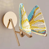 Merve - Nordic Creative Colorful Butterfly Led Wall Lamp