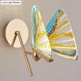 Merve - Nordic Creative Colorful Butterfly Led Wall Lamp Wall Lamp