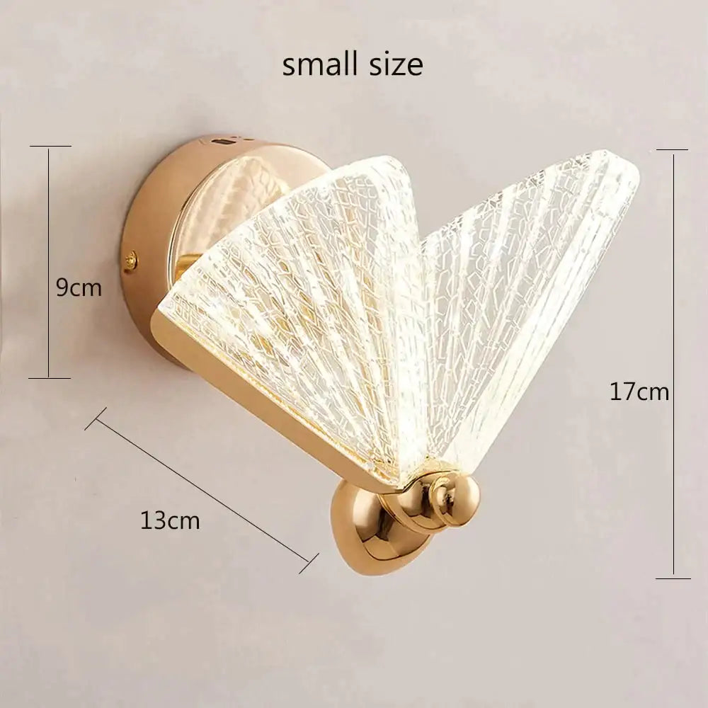 Merve - Nordic Creative Colorful Butterfly Led Wall Lamp Type 1 small / Warm White Wall Lamp