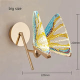 Merve - Nordic Creative Colorful Butterfly Led Wall Lamp Type 4 big / Warm White Wall Lamp