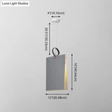 Metal Art Deco Pendant Light Fixture - Stylish Rectangle Design 1-Light
