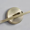 Metal Led Wall Light For Bath With Simple Style And Elliptical Sconce Fixture Bronze / 12 Warm