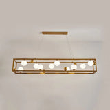 Metal Pendant Light With Milk Glass Shade For Industrial Dining Rooms 10 / Gold