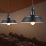 Simplicity 1-Bulb Metallic Hanging Pendant Light For Restaurants With Pot Cover Design