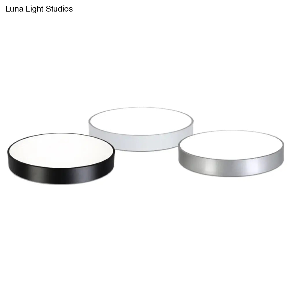 Metallic Led Pendant Light: Simple Style For Office Spaces