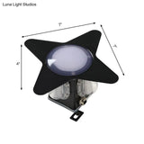 Metallic Rgb Color Changing Outdoor Wall Lamp For Modern Décor