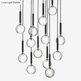 Mid-Century Hanging Glass Lamp With Globe Design - 1 Light Pendant For Bedroom