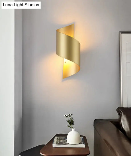 Mid-Century Wall Sconce Twist Ambient Lighting Lamp For Bedroom Living Room