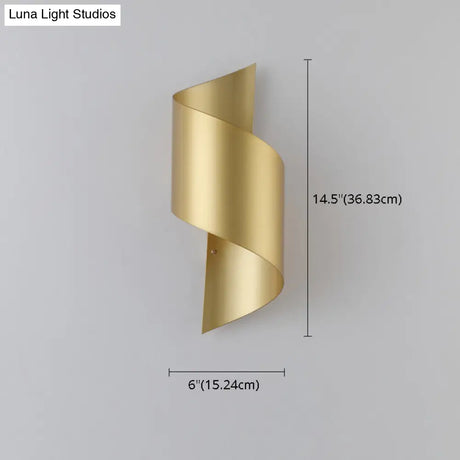 Mid-Century Wall Sconce Twist Ambient Lighting Lamp For Bedroom Living Room
