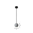 Mini Cement Pendant Light Grey Led Hanging Lamp For Bedroom - Simple & Novelty Design / Planet