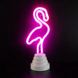 Mini Led Cartoon Table Lamp - Battery Powered Bedroom Nightstand Light In White / Bird
