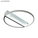 Minimalist Acrylic Led Ceiling Light - Flush Mount Ring Design