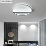 Minimalist Acrylic Led Ceiling Light - Flush Mount Ring Design
