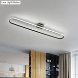 Minimalist Acrylic Led Flush Ceiling Light With Warm/White/Natural Glow For Doorway