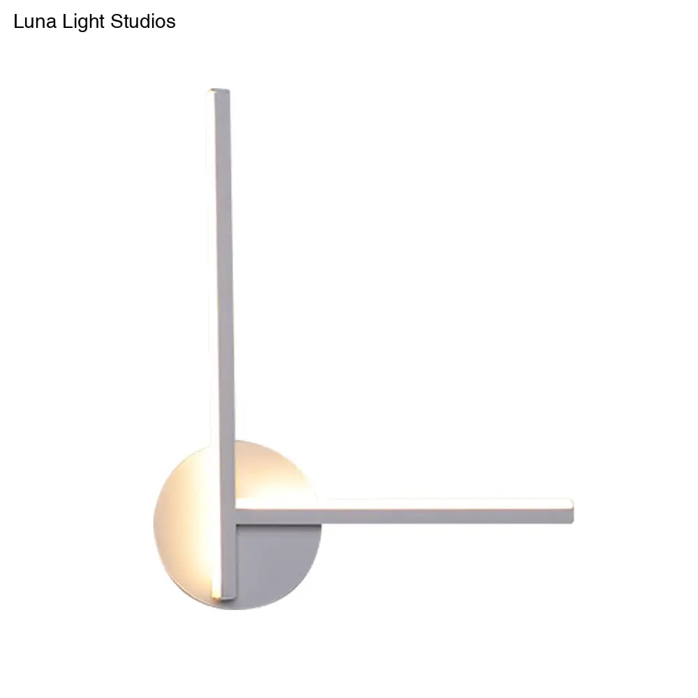 Minimalist Acrylic Led Wall Sconce In Warm/White Light For Bedroom