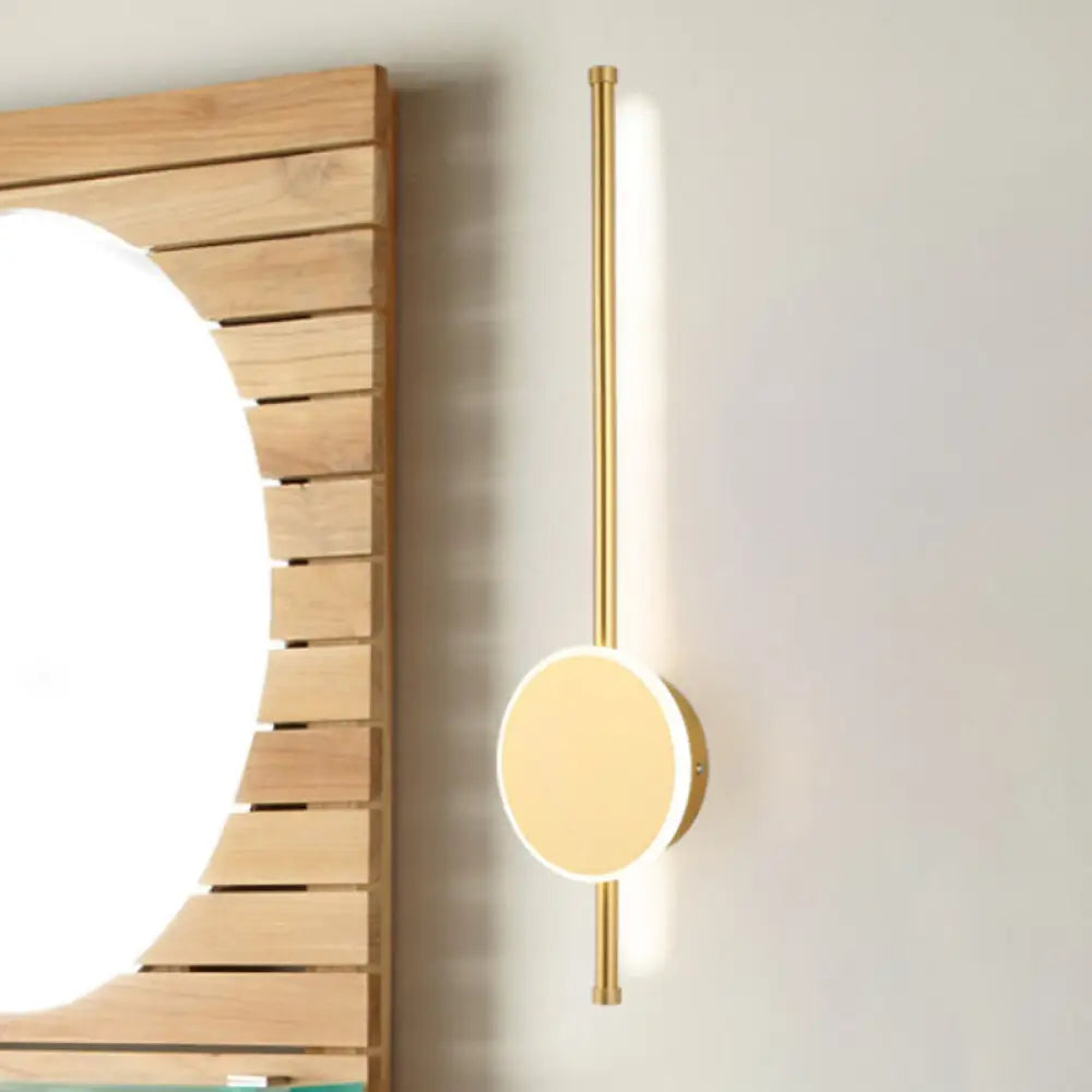 Minimalist Acrylic Wall Sconce With Led Light In Black/White - Available 3 Sizes White / 16