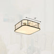Minimalist Crystal Flush Mount Ceiling Light For Bedroom Black / 14’