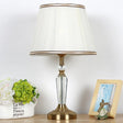 Minimalist Crystal Nightstand Lamp Gold Bedside Light For Bedroom