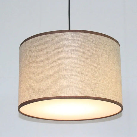 Minimalist Drum Suspension Single-Bulb Pendant Light Fixture Perfect For Restaurants Coffee / 16