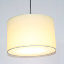 Minimalist Drum Suspension Single-Bulb Pendant Light Fixture Perfect For Restaurants Yellow / 16