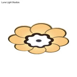 Minimalist Flush Mount Led Ceiling Lamp In White With Ultrathin Design & Acrylic Finish