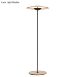 Minimalist Flying Saucer Led Floor Lamp - Creative Metal Bedside Light