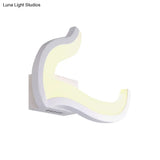 Minimalist Geometric Led Wall Sconce Warm/White Light
