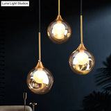 Minimalist Glass Pendant With 3-Head Down Lighting: Ideal For Dining Room And Multiple Hanging